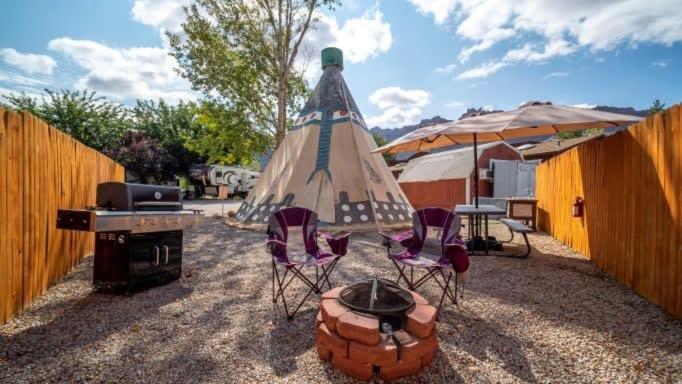 Ok Rv Park Family Tipi Ok1 Hotell Moab Exteriör bild